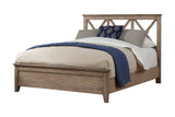 Potter California King Panel Bed, French Truffle