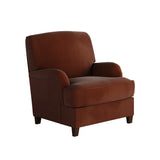 Fusion 01-02-C Transitional Accent Chair 01-02-C Bella Burnt Orange Accent Chair