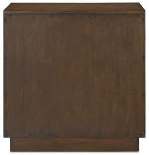 Morombe Chest - Elegant Distressed Cocoa Finish with Soft Close Drawers & Adjustable Glides