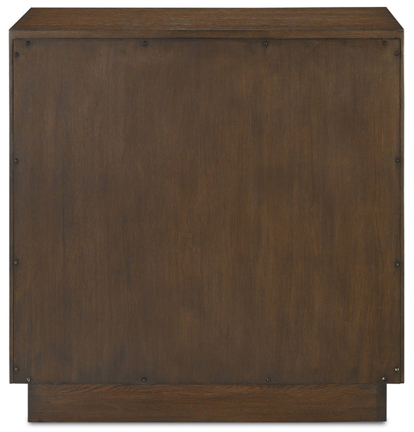 Morombe Chest - Elegant Distressed Cocoa Finish with Soft Close Drawers & Adjustable Glides