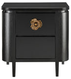 Briallen Black Nightstand