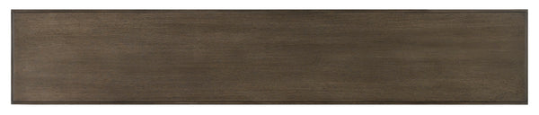 Verona Chanterelle Console Table – Elegant Mahogany Design with Champagne Accents for Modern Homes