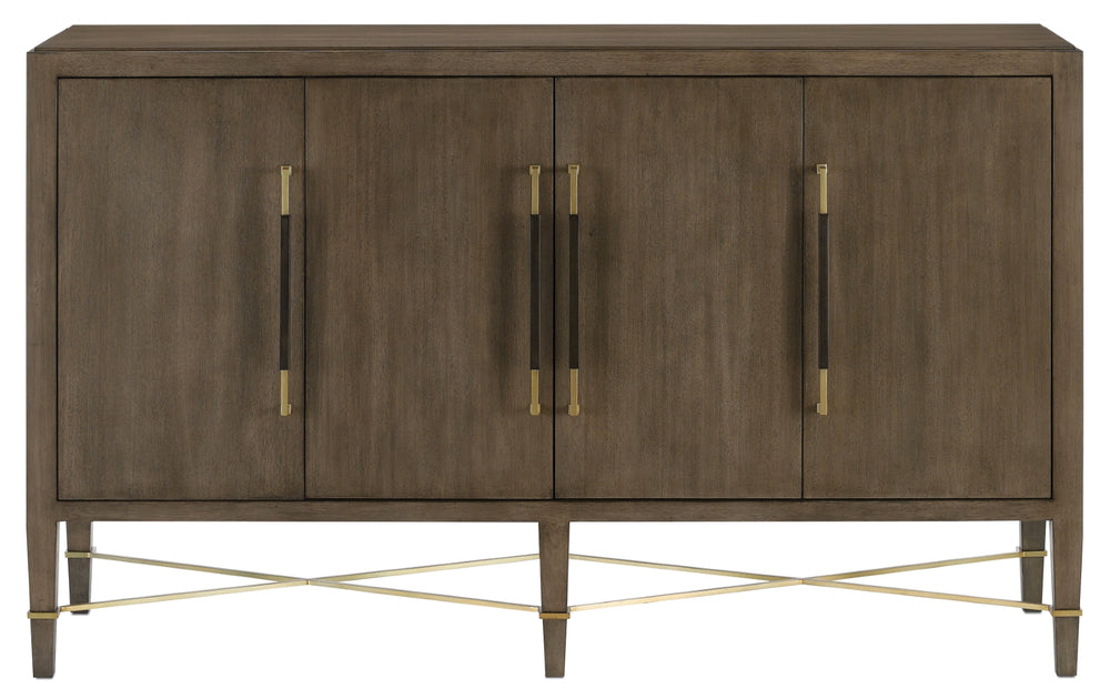 Verona Chanterelle Sideboard - Elegant Mahogany Storage Unit with Soft Close Doors & Adjustable Shelves