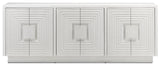 Morombe White Credenza