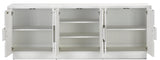 Morombe White Credenza