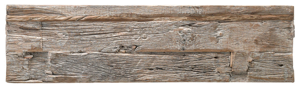 Kanor Console Table - Sustainable Reclaimed Wood with Whitewash Finish, Adjustable Glides & Character