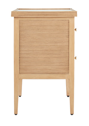 Santos Chest - Elegant Handcrafted Mahogany Storage with Rattan Pattern & Soft Close Drawers