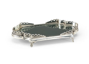 Mirrored Tray With Gallery