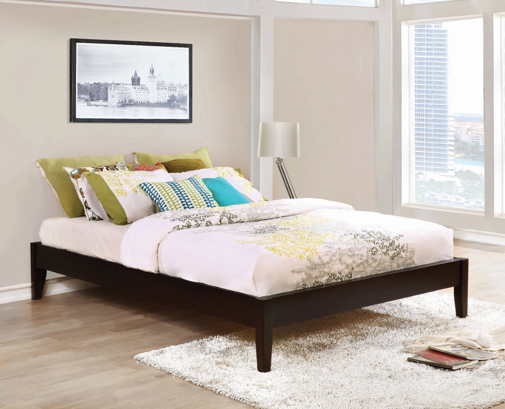 Hounslow Contemporary Universal Platform Bed in Rich Cappuccino – Versatile Style for Any Bedroom