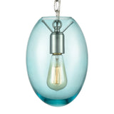 Ellipsa 7'' Wide 1-Light Mini Pendant - Satin Nickel