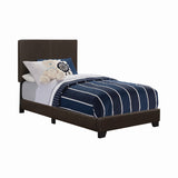 Dorian Contemporary Upholstered Bed Brown