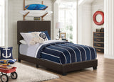 Dorian Contemporary Upholstered Bed Brown