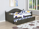 Julie Traditional Daybed with Trundle Warm Grey