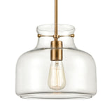 Lola 11'' Wide 1-Light Pendant - Satin Brass