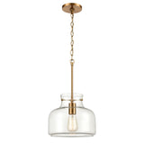 Lola 11'' Wide 1-Light Pendant - Satin Brass