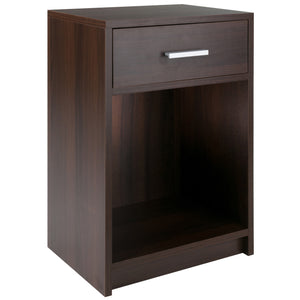 Winsome Wood Rennick 1-Drawer Accent Table, Nightstand, Cocoa 30115-WINSOMEWOOD