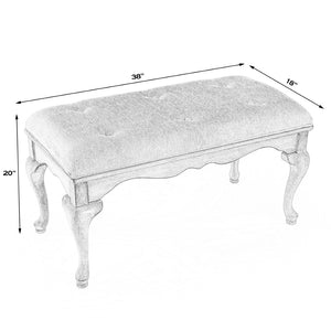 Butler Specialty Grace Powder Gray Bench 3013418