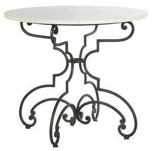 The French Iron And Marble Table