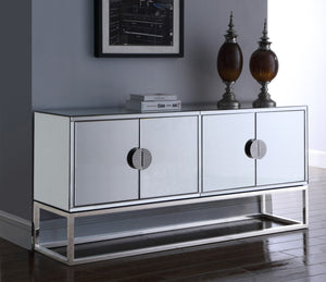 Marbella Iron Contemporary  Sideboard/Buffet - 64" W x 16" D x 31" H