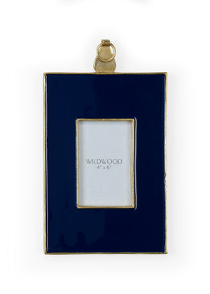 Navy Enamel Wall Frame (Lg)