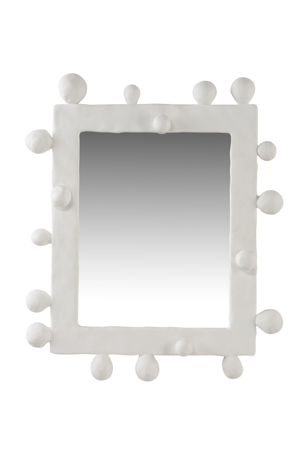 Shape Shifting Mirror – Whimsical White Wall Accent for Modern Homes, Perfect for Vertical Hanging Decor