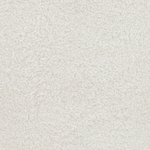 Lennart Ottoman in Ivory Fabric and Brown Leatherette with Matte Black Base - Set of 1