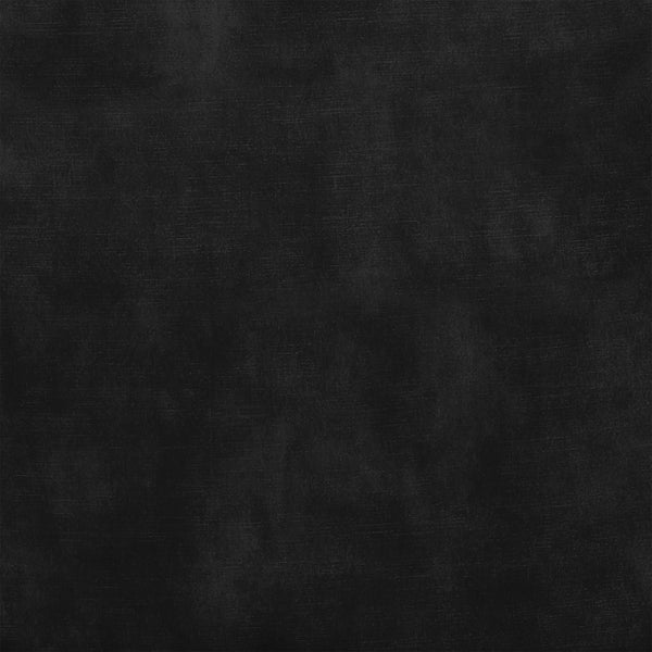 EuroStyle Lennart Ottoman in Black Leatherette Outside and Black Velvet Inside with Matte Black Base - Set of 1 30348-BLK