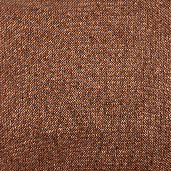 Darcie Armchair in Dark Brown Leatherette, Orange Fabric and Black Base - Set of 1