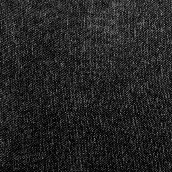 Darcie Armchair in Black Fabric, Leatherette and Base - Set of 1