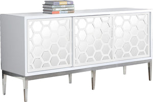 Zoey Iron Contemporary  Sideboard/Buffet - 64" W x 18" D x 31" H