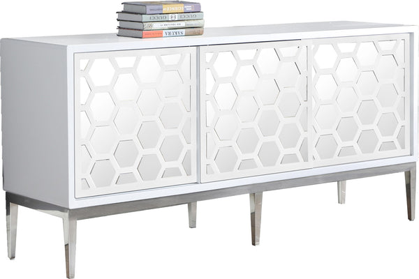 Zoey Iron Contemporary  Sideboard/Buffet - 64" W x 18" D x 31" H