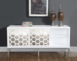 Zoey Iron Contemporary  Sideboard/Buffet - 64" W x 18" D x 31" H