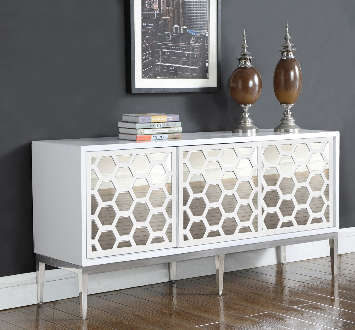 Zoey Contemporary Sideboard Buffet - Thumbnail 5