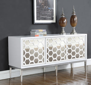 Zoey Iron Contemporary  Sideboard/Buffet - 64" W x 18" D x 31" H