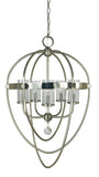 5-Light Brushed Nickel/Polished Nickel Margaux Chandelier