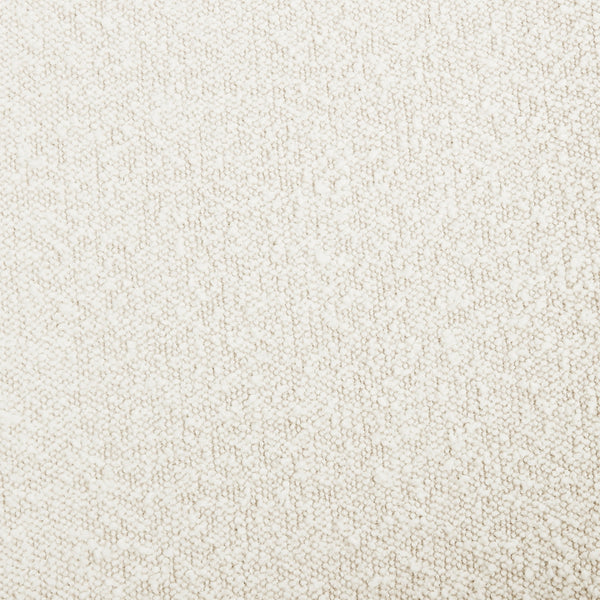 Desi Office Chair in Ivory Fabric and Brown Leatherette with Black Base