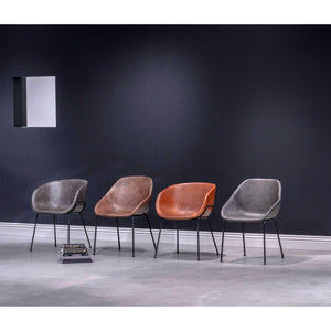 Corinna Side Chair in Vintage Brown - Set of 2