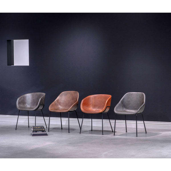 Corinna Side Chair in Vintage Brown - Set of 2