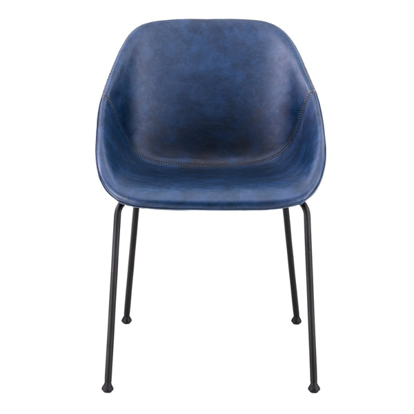 Corinna Side Chair in Vintage Dark Blue - Set of 2