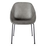 Corinna Side Chair in Dark Gray - Set of 2