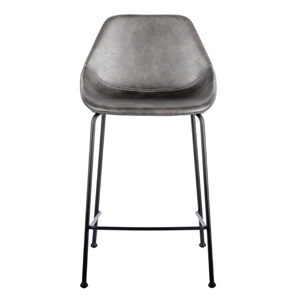 Corinna Counter Stool in Dark Gray - Set of 2