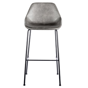 Corinna Bar Stool in Dark Gray - Set of 2