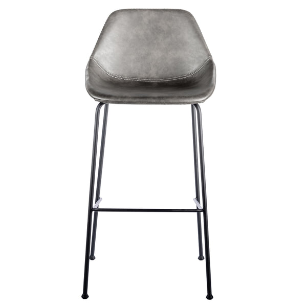 Corinna Bar Stool in Dark Gray - Set of 2