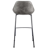 Corinna Bar Stool in Dark Gray - Set of 2