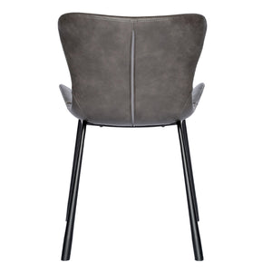Melody Side Chair in Dark Gray - Set of 2