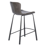 Melody Counter Stool in Dark Gray - Set of 2