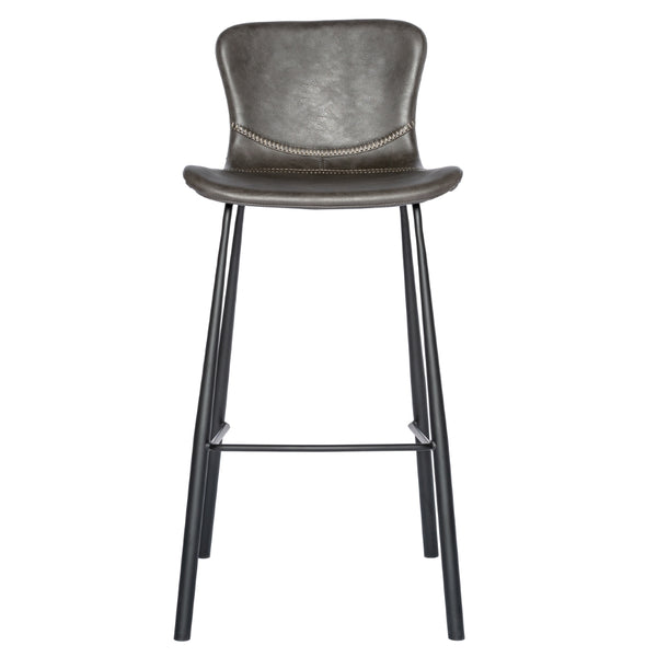 Melody Bar Stool in Dark Gray - Set of 2
