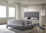 Mapes Modern Tufted Upholstered Bed
