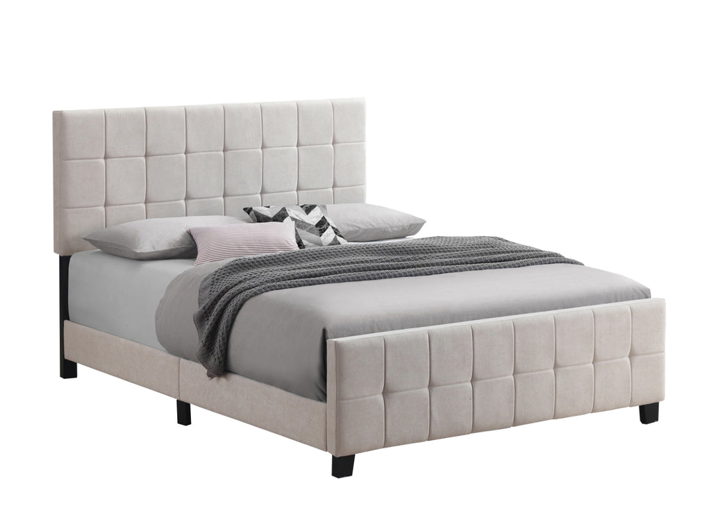 Fairfield Modern Upholstered Panel Bed