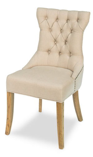 Sophie Side Chair - White Linen